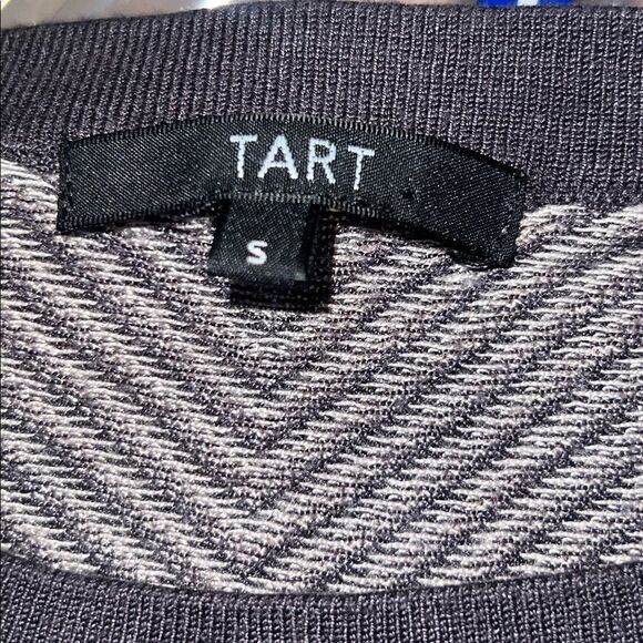 TART Grey and Creme Sweater Dress Tunic-S - Picture 7 of 9